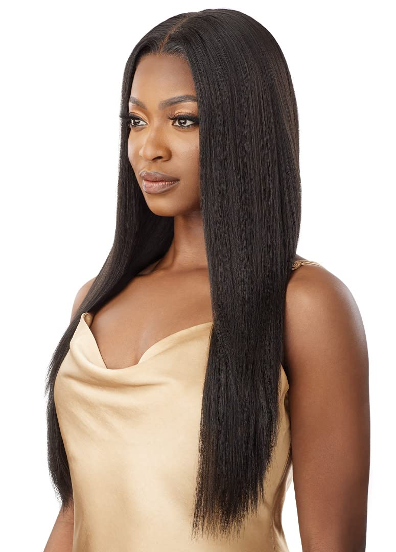 Outre - 5x5 Lace Closure Wig - Human Hair Blend - Yaki Straight 26" (2) - Image 3
