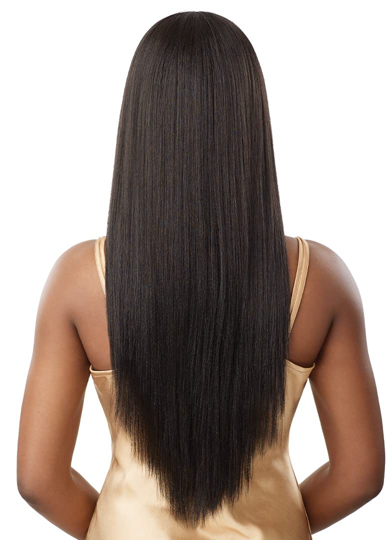 Outre - 5x5 Lace Closure Wig - Human Hair Blend - Yaki Straight 26" (2) - Image 4