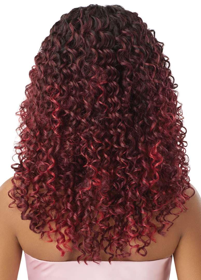 Outre Airtied 100% Fully Hand-Tied Wig - Human Hair Blend - Dominican Curly 22" (2) - Image 7