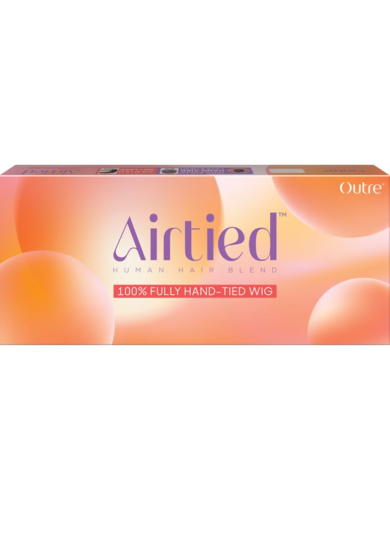 Outre Airtied 100% Fully Hand-Tied Wig - Human Hair Blend - Sleek Yaki 28" (2) - Image 8