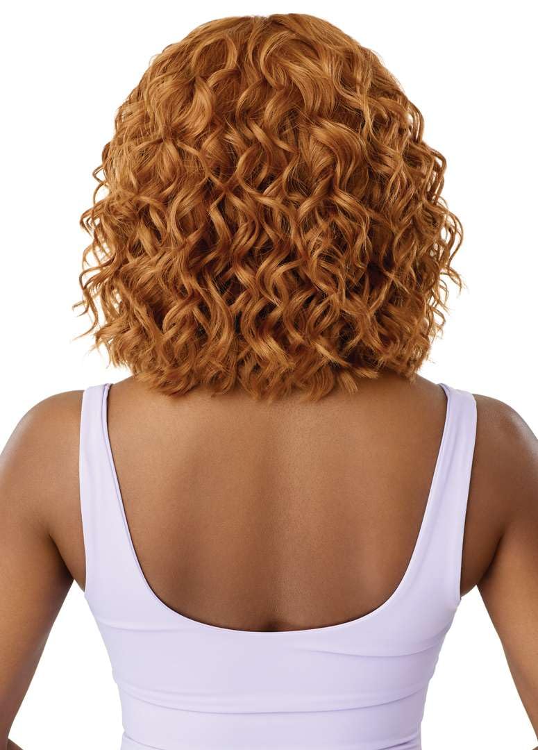 Outre Airtied 100% Fully Hand-Tied Wig - Human Hair Blend - Loose Deep 12" (CHOCOLATE SWIRL) - Image 7