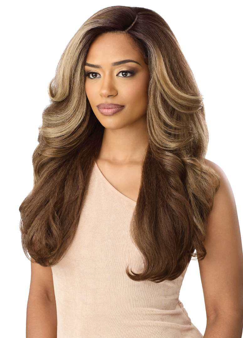 Outre Lace Front Wig - Neesha Soft & Natural - Neesha 211 (DARK BROWN 2) - Image 5