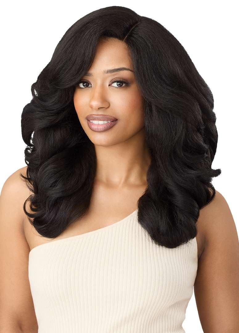 Outre Lace Front Wig - Neesha Soft & Natural - Neesha 212 (BLACK BERRY) - Image 4