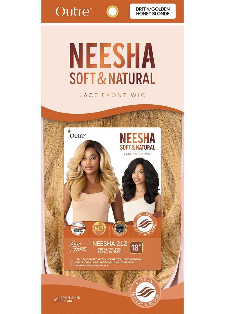 Outre Lace Front Wig - Neesha Soft & Natural - Neesha 212 (BLACK BERRY) - Image 7