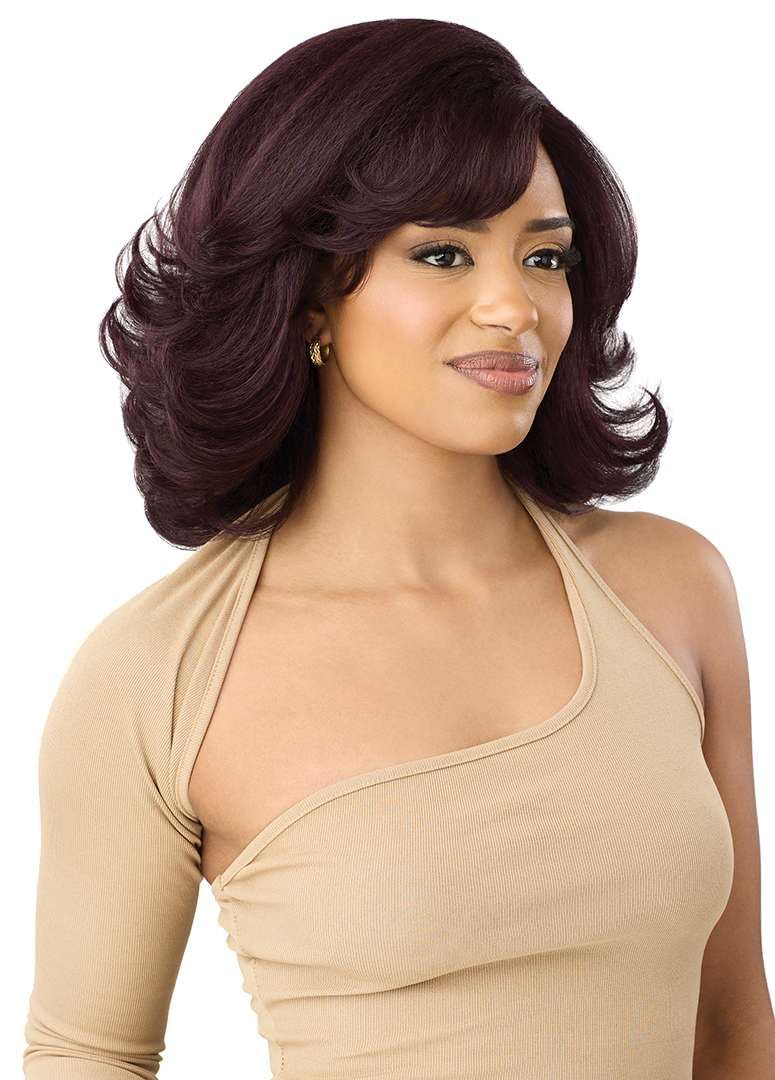 Outre Lace Front Wig - Neesha Soft & Natural - Neesha 213 (BLACK CHERRY) - Image 5