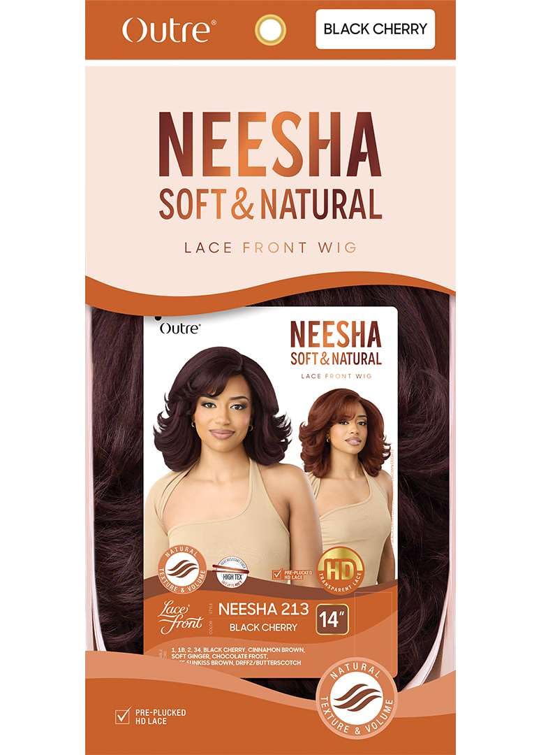 Outre Lace Front Wig - Neesha Soft & Natural - Neesha 213 (BLACK CHERRY) - Image 7