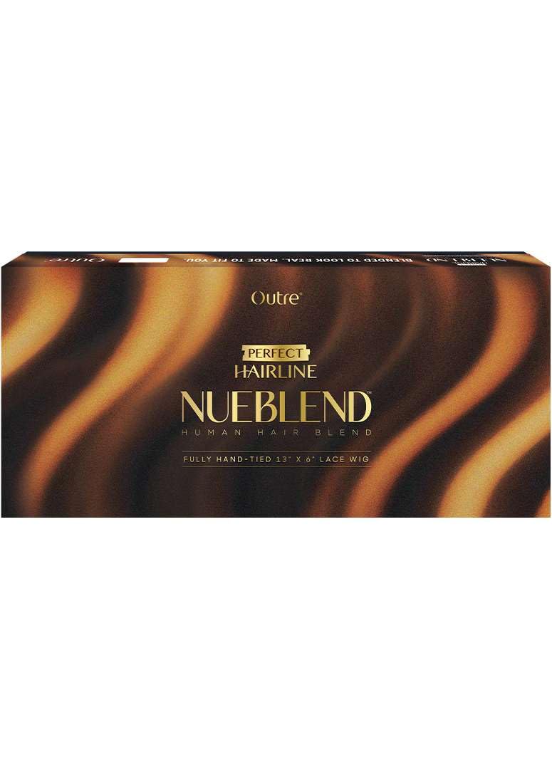 Outre Lace Front Wig - Perfect Hair Line 13X6 - NUEBLEND - Human Hair Blend - Straight 40" (AUBURN) - Image 8