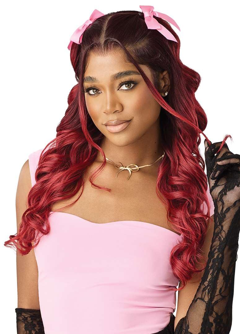 Outre Lace Front Wig -Perfect Hair Line 13X6 - True Frontal Peak Edge 706 (CHOCOLATE SWIRL) - Image 4