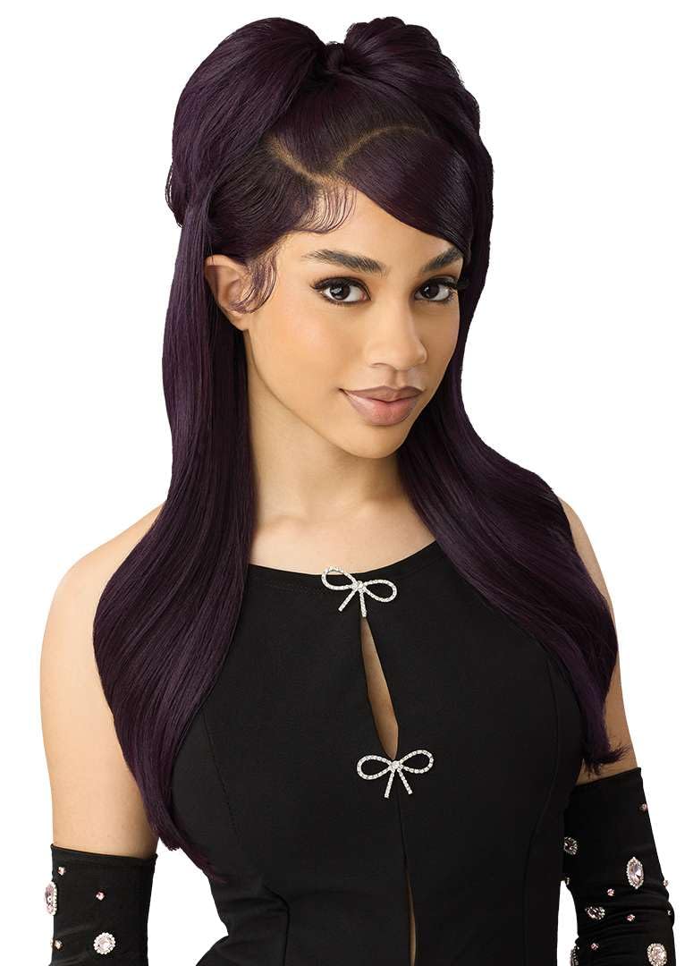 Outre Lace Front Wig -Perfect Hair Line 13X6 - True Frontal Peak Edge 708 (DARK BROWN 2) - Image 4
