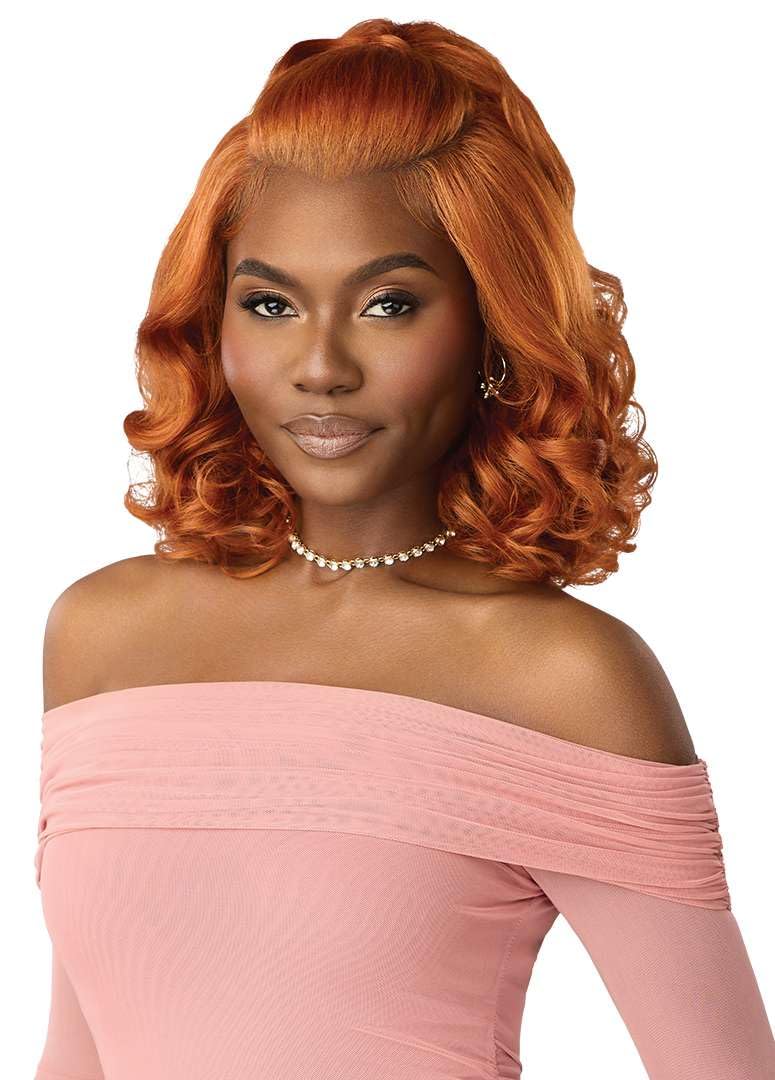 Outre Lace Front Wig -Perfect Hair Line 13X6 - True Frontal Peak 713 (AUBURN BROWN) - Image 5