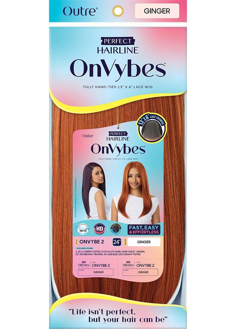 Outre Lace Front Wig - Perfect Hair Line - OnVybes - OnVybe 2 (CHERRY COFFEE) - Image 7