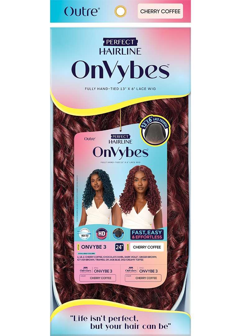 Outre Lace Front Wig - Perfect Hair Line - OnVybes - OnVybe 3 (CHERRY COFFEE) - Image 7