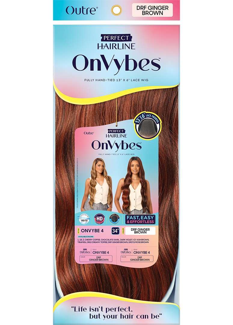 Outre Lace Front Wig - Perfect Hair Line - OnVybes - OnVybe 4 (CHERRY COFFEE) - Image 7