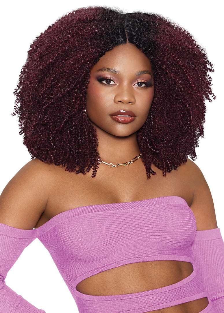 Outre Purple Pack Boutique - Miracle Coily Fro 5PCS (DARK BROWN 2) - Image 3