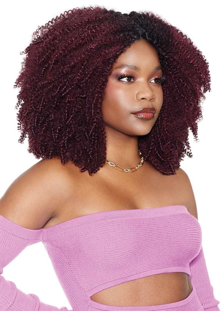 Outre Purple Pack Boutique - Miracle Coily Fro 5PCS (DARK BROWN 2) - Image 4