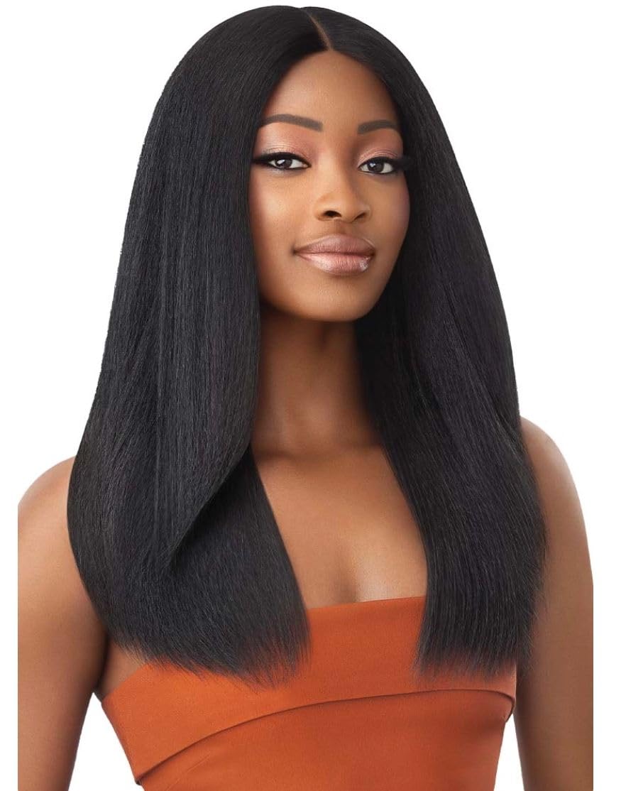 Outre Soft & Natural Synthetic Lace Front Wig - NEESHA 207 (DRFF BLACK CHERRY) - Image 3