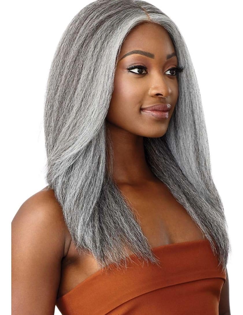 Outre Soft & Natural Synthetic Lace Front Wig - NEESHA 207 (DRFF BLACK CHERRY) - Image 5