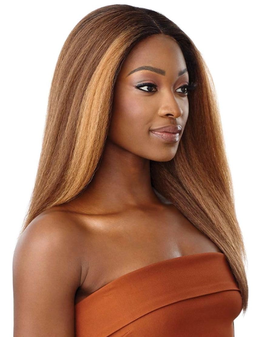 Outre Soft & Natural Synthetic Lace Front Wig - NEESHA 207 (DRFF BLACK CHERRY) - Image 6