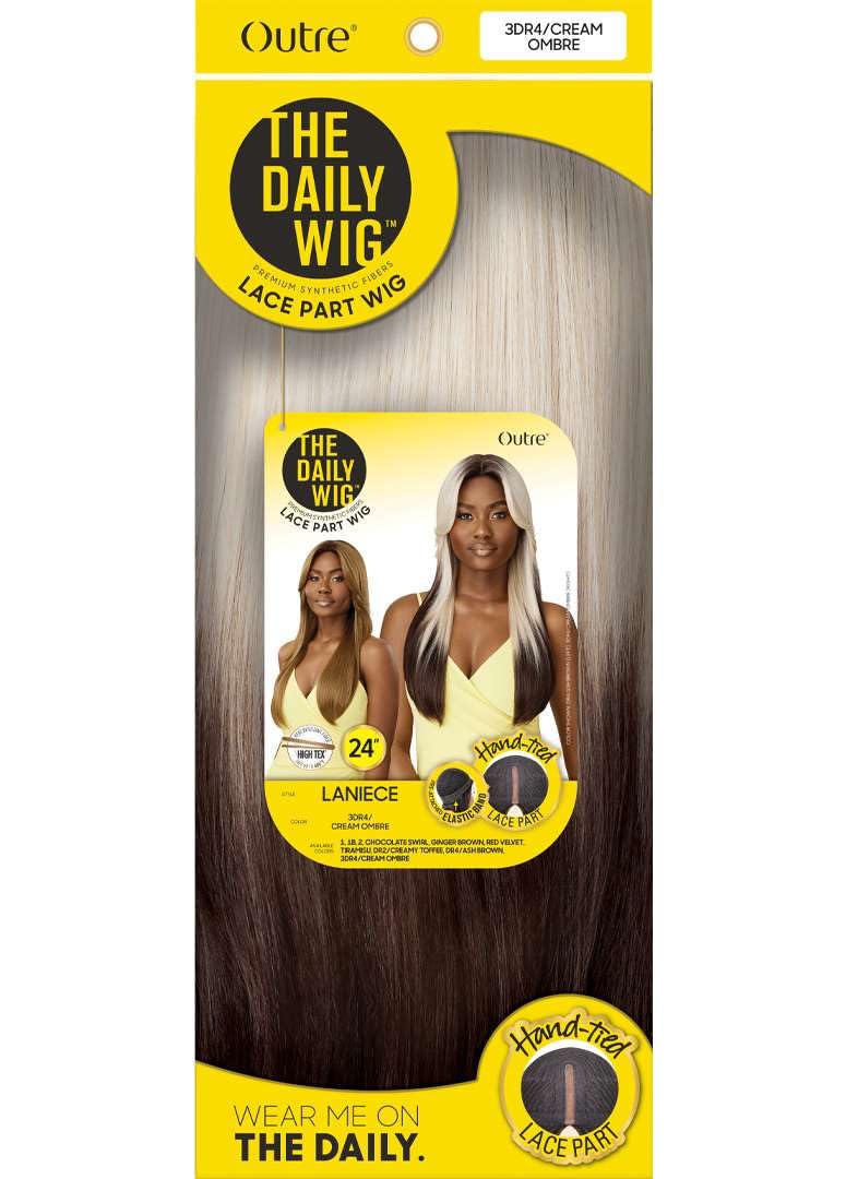 Outre The Daily Wig - Laniece (3DR4/CREAM OMBRE) - Image 6