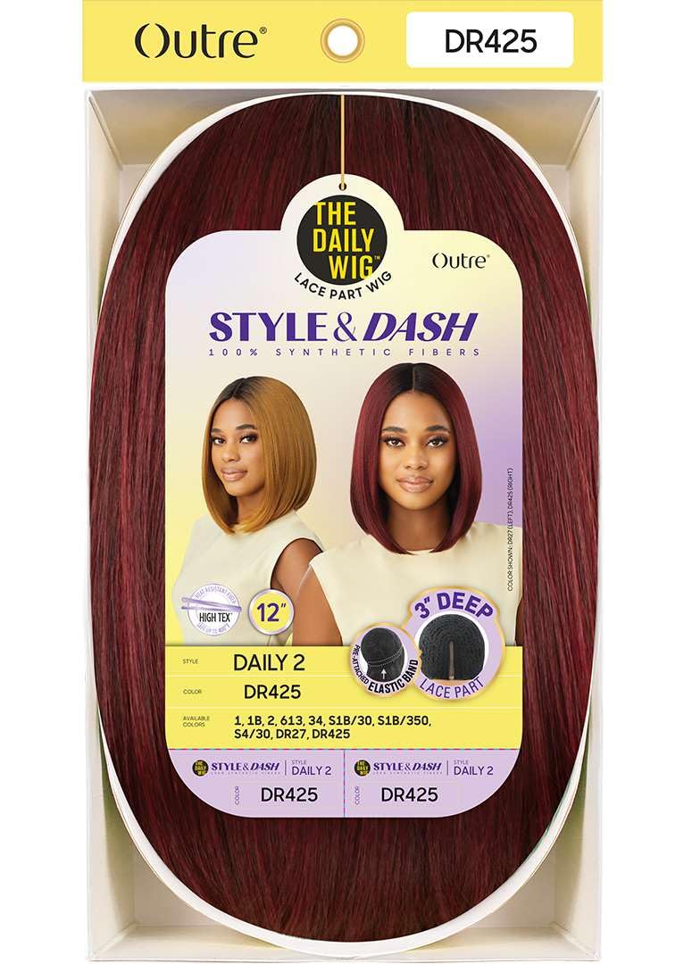 Outre The Daily Wig - Style & Dash - Daily 2 (BROWN GRAY 34) - Image 6