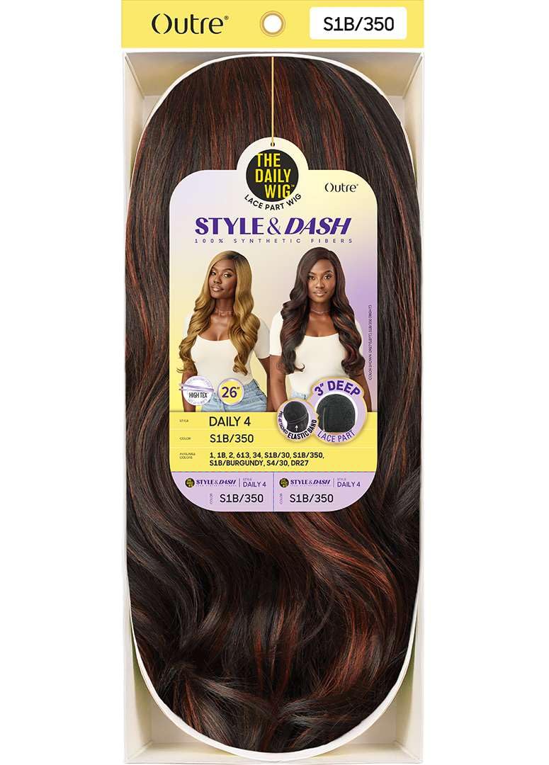 Outre The Daily Wig - Style & Dash - Daily 4 (BROWN GRAY 34) - Image 6