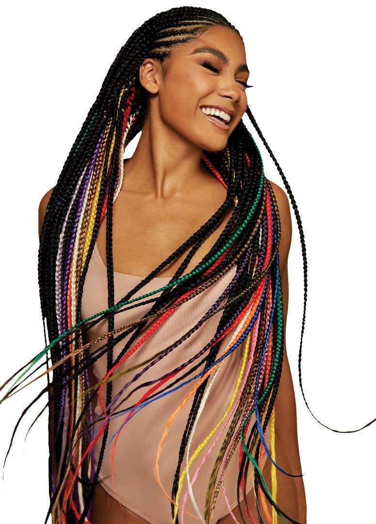 Outre X-Pression Braid Pre Stretched Braid 42" 3X (2 Pack, 2T1B/130S) - Image 4